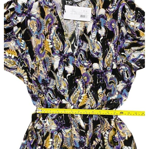 IRO Damie Dress Size 34 FR /US 2 Asymmetrical Mini Designer Luxury Western Boho - Picture 12 of 12